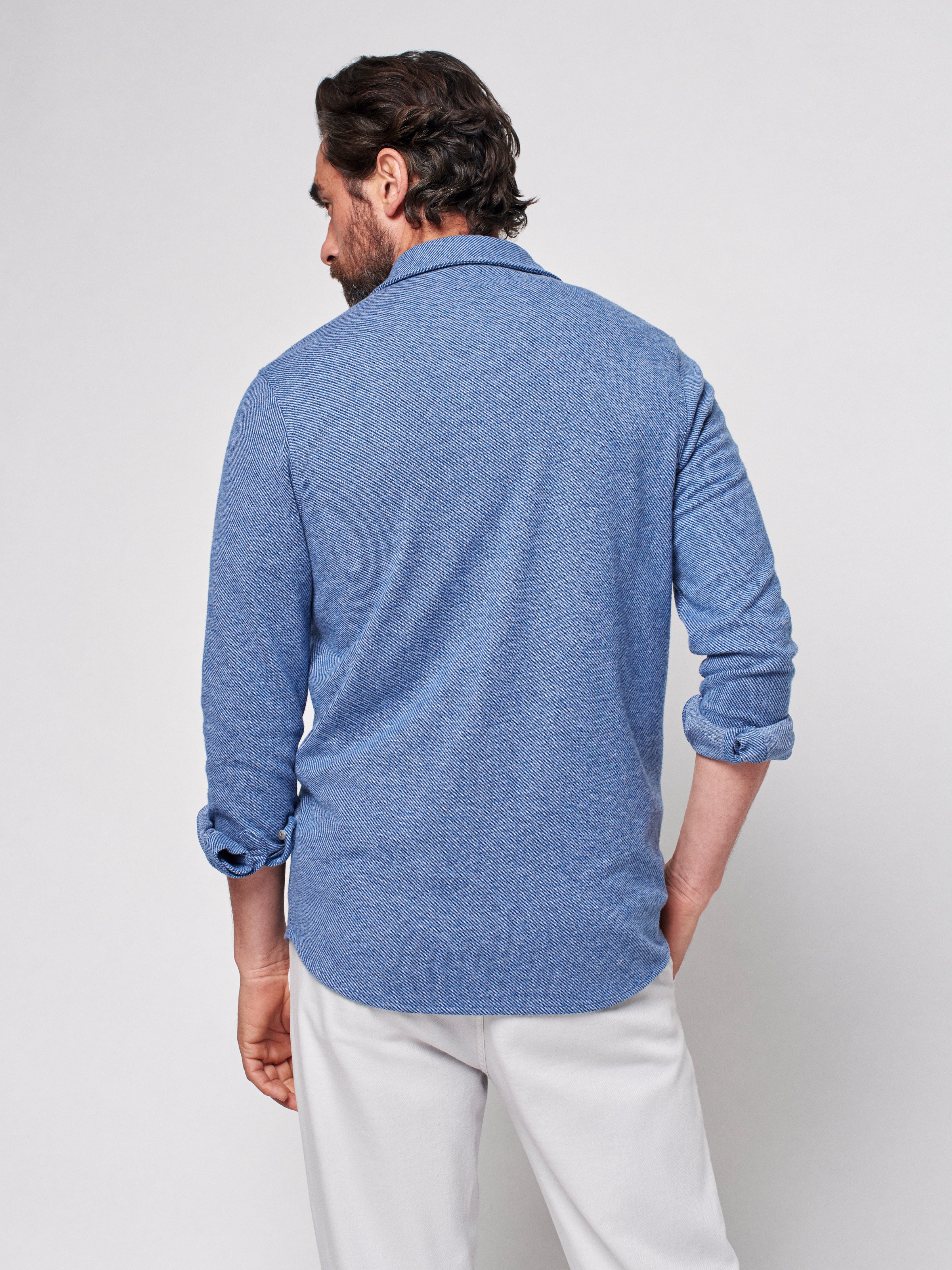 Legend™ Sweater Shirt - Washed Blue Twill