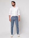Stretch Terry 5-Pocket (32" Inseam) - Faded Ocean