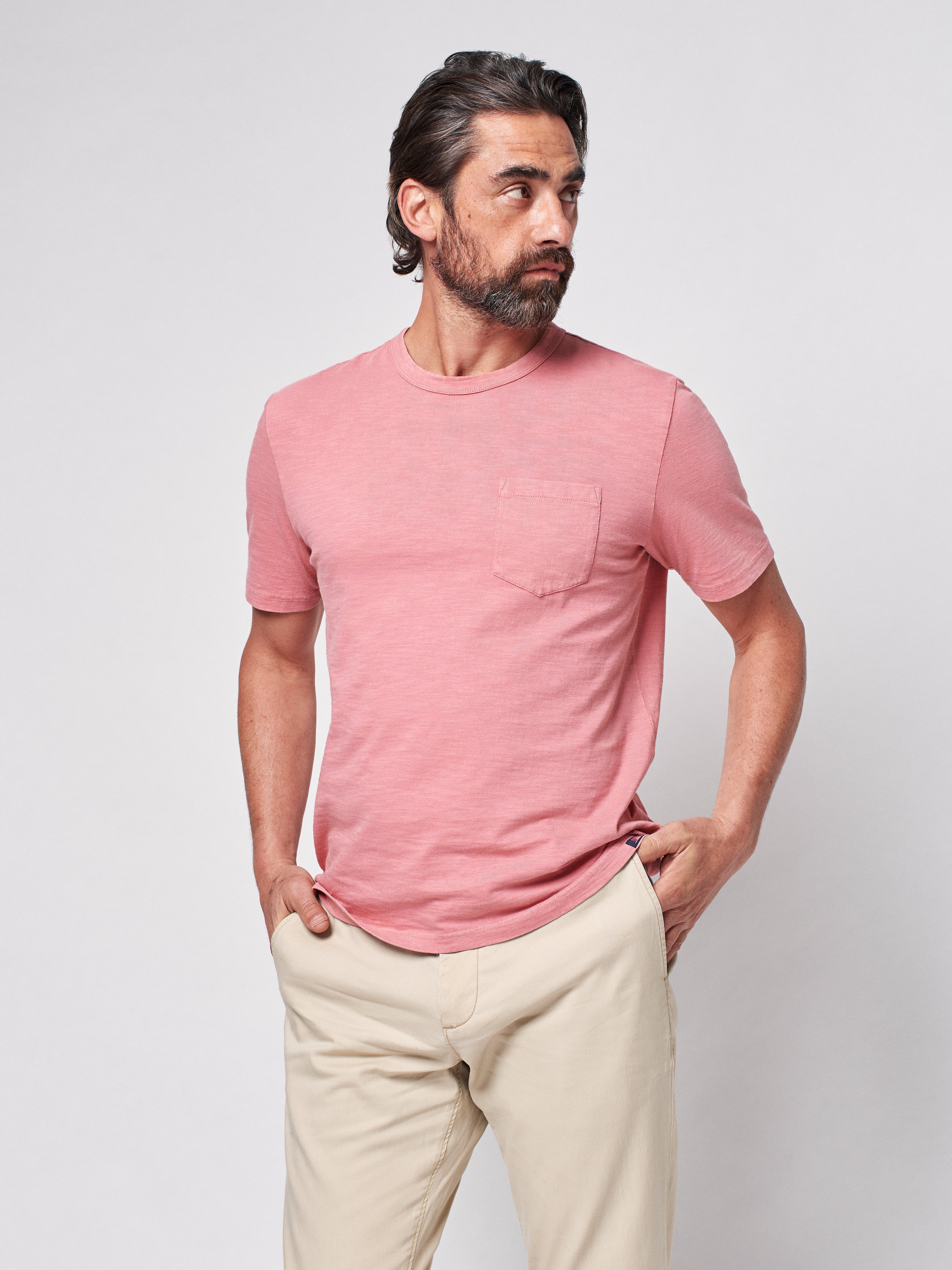 Sunwashed Pocket Tee - Faded Flag