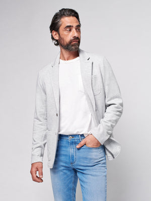 Inlet Knit Blazer - Heather Grey