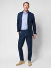 Reserve Cotton Linen Trouser - Navy