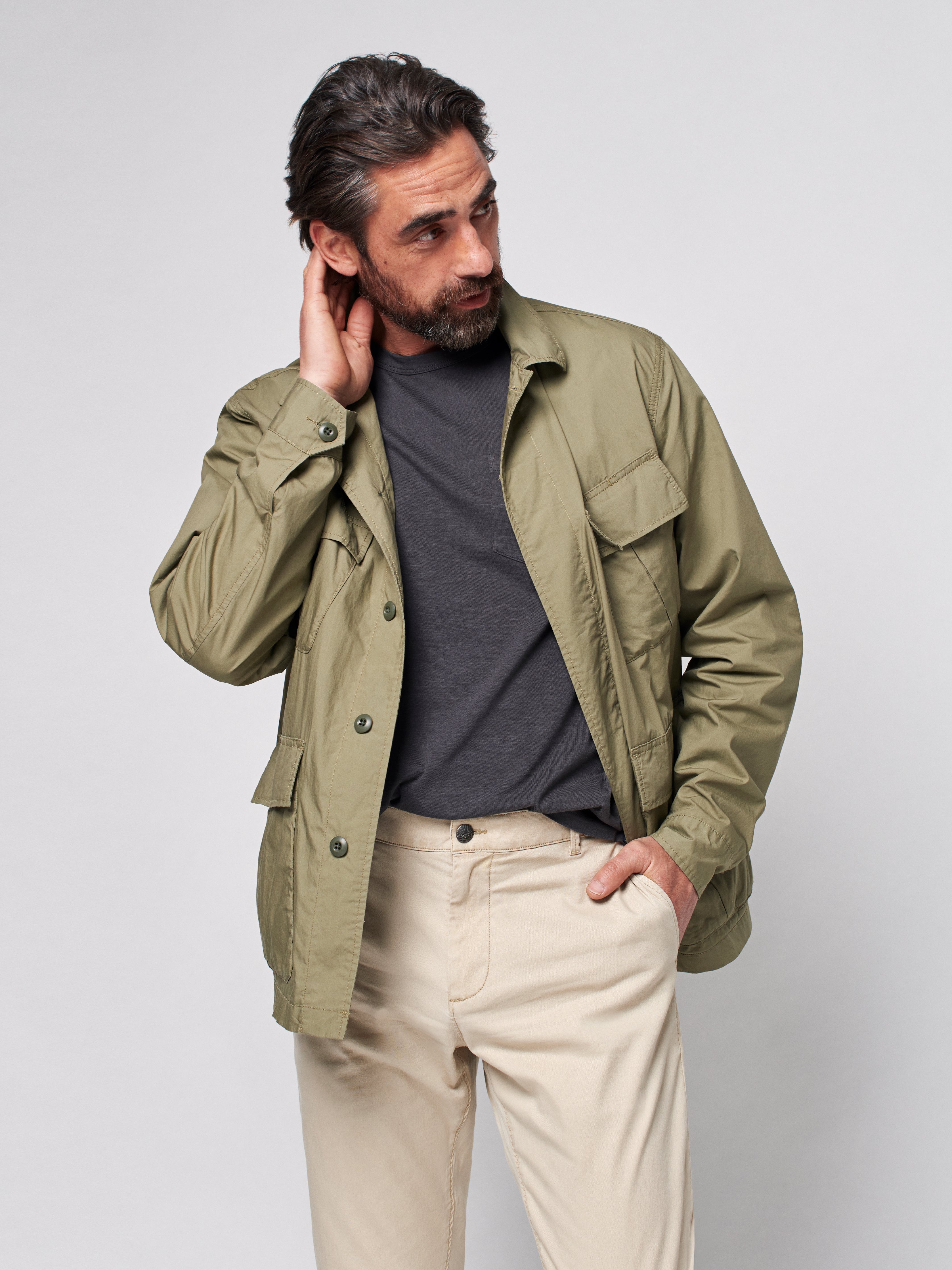 Spring Jump Jacket - Olive
