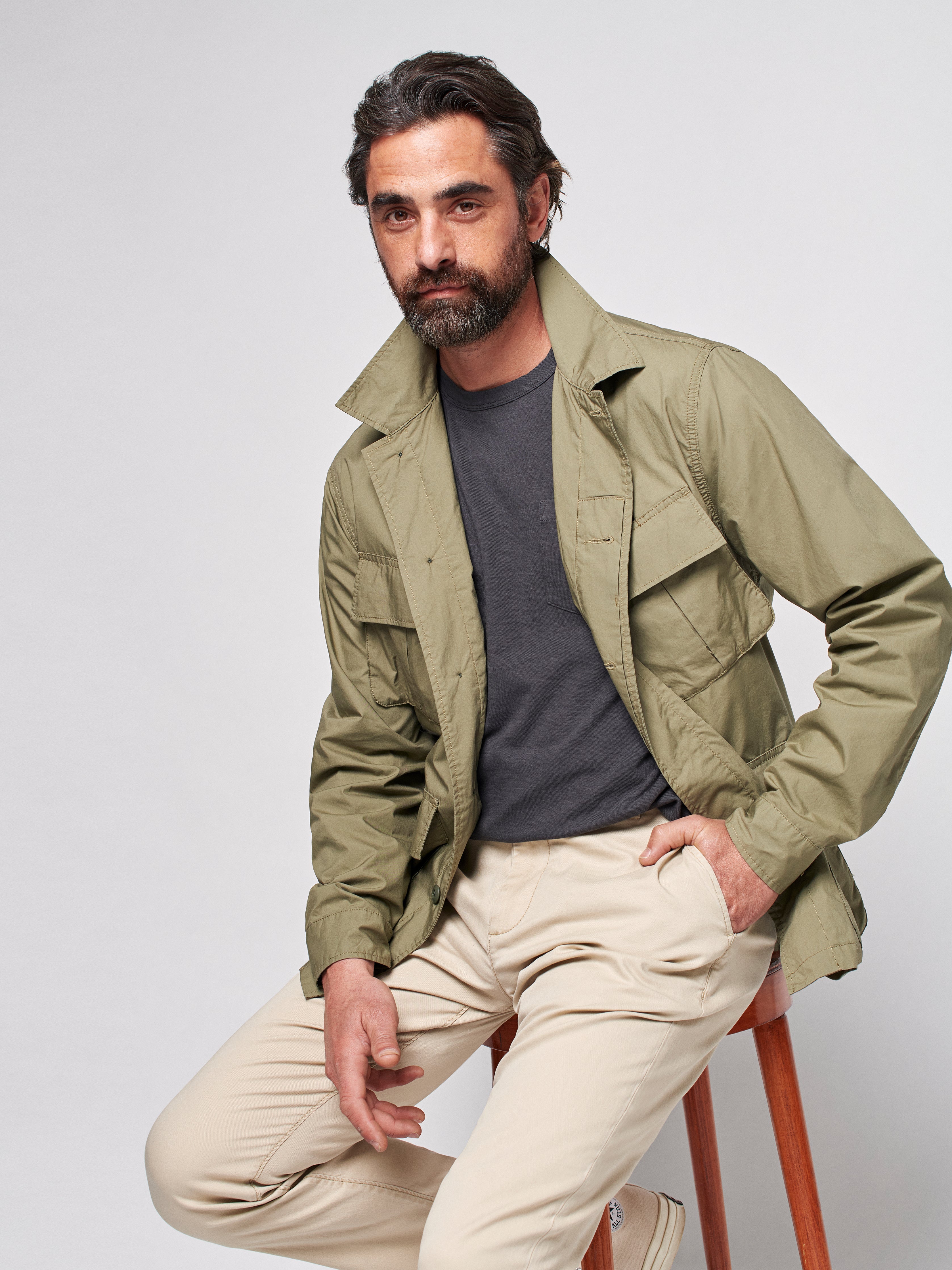 Spring Jump Jacket - Olive