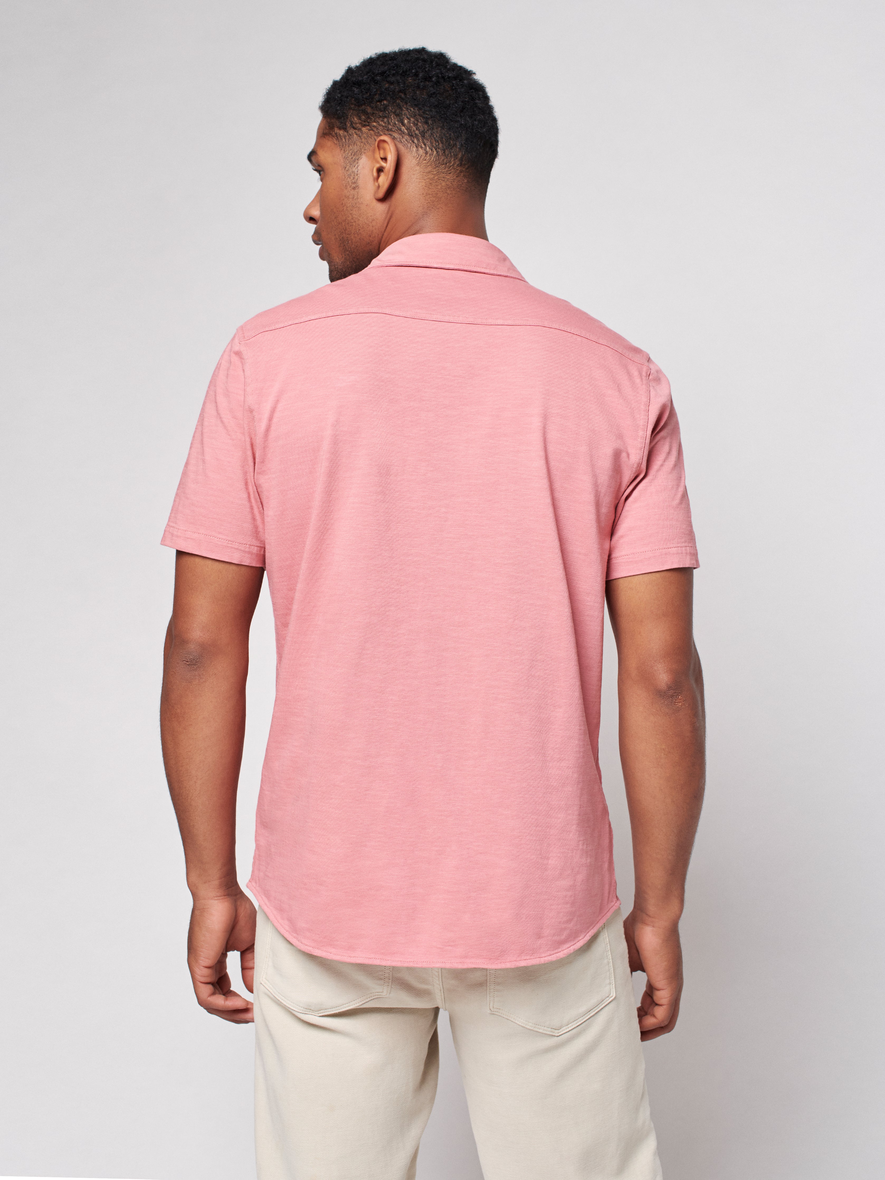 Short-Sleeve Knit Seasons Shirt - Faded Flag