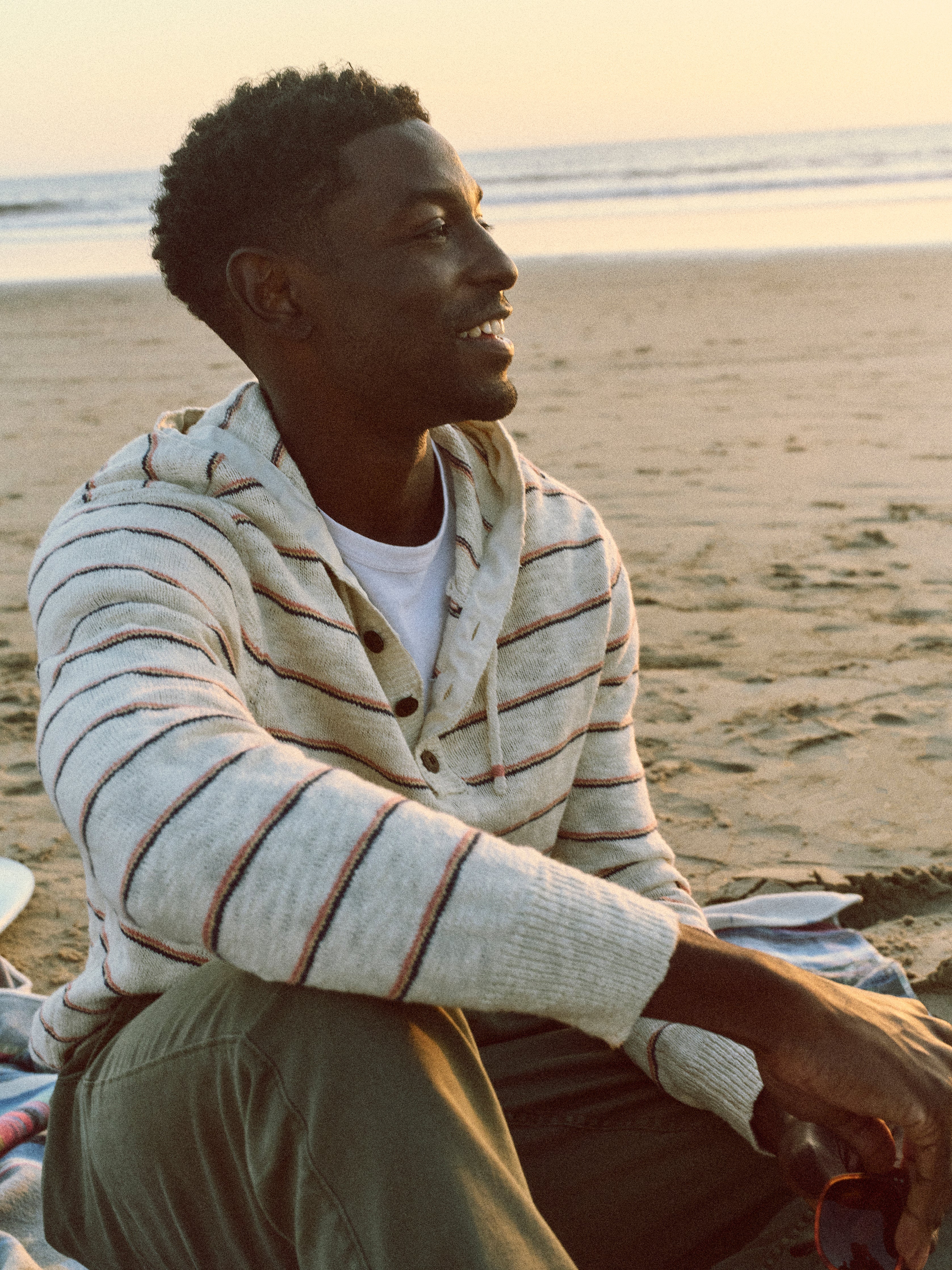 Cove Hoodie - Sandy Cove Stripe