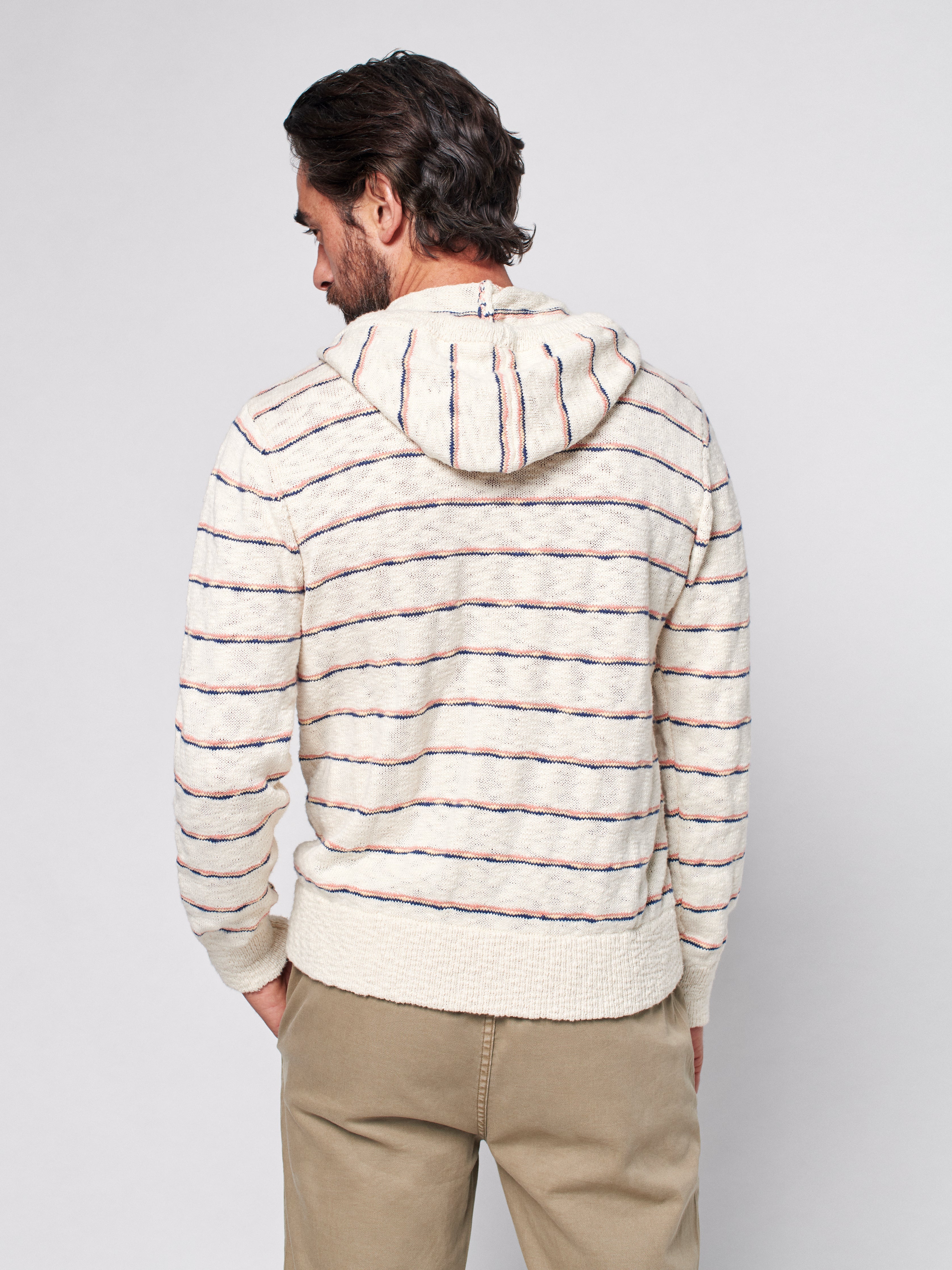 Cove Hoodie - Sandy Cove Stripe