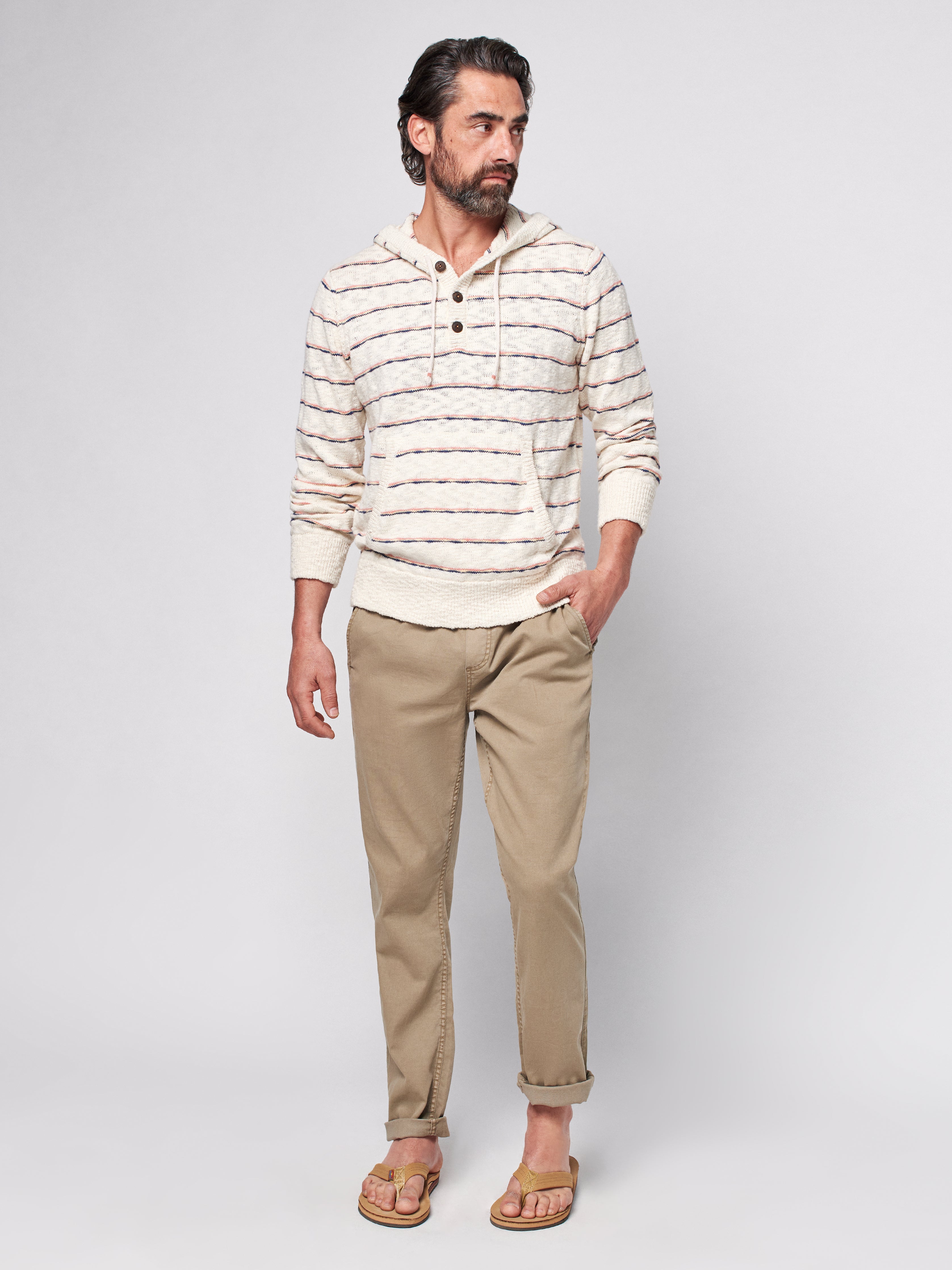 Cove Hoodie - Sandy Cove Stripe