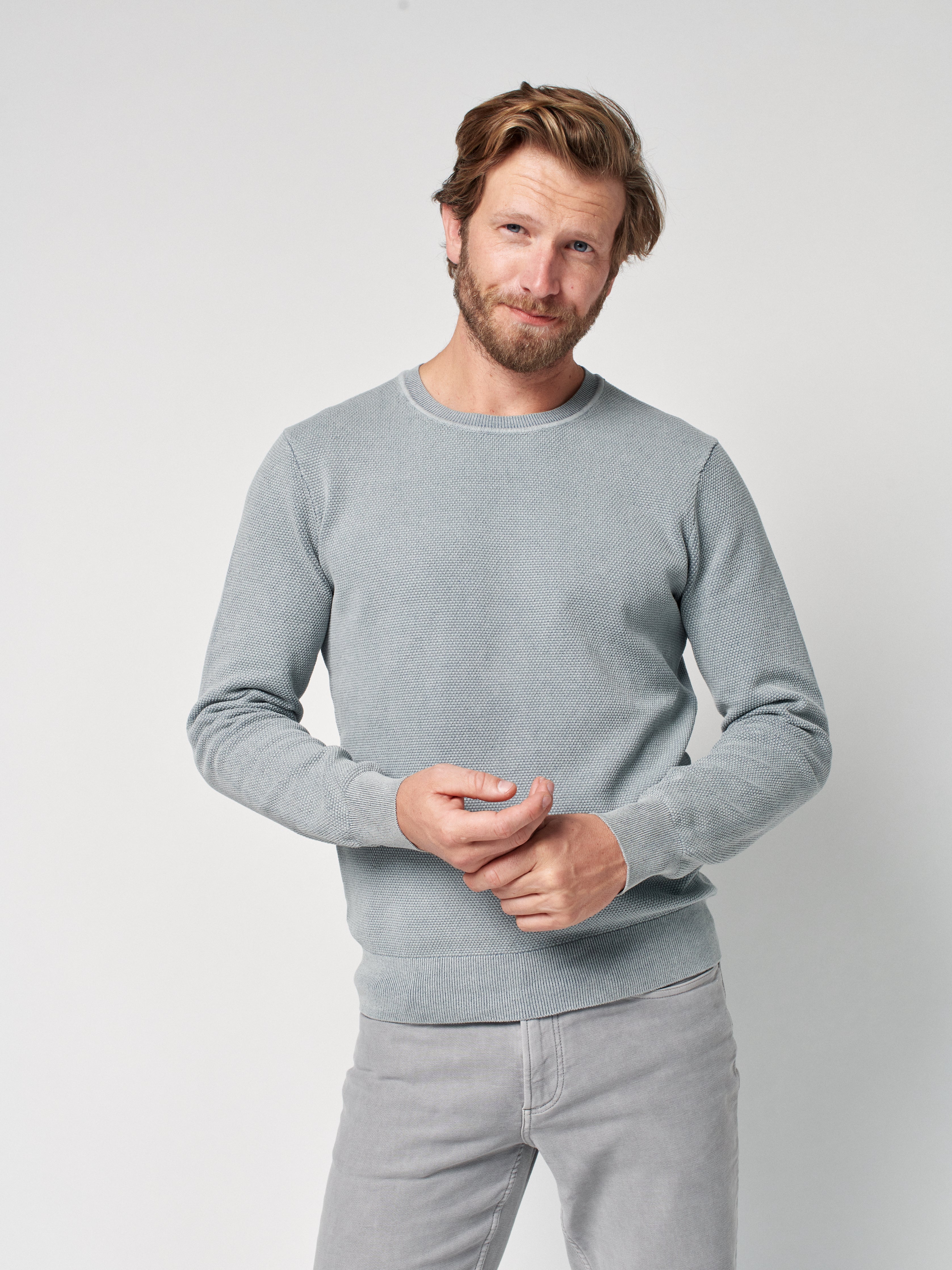 Montego Crewneck - Morning Fog