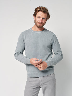 Montego Crewneck - Morning Fog