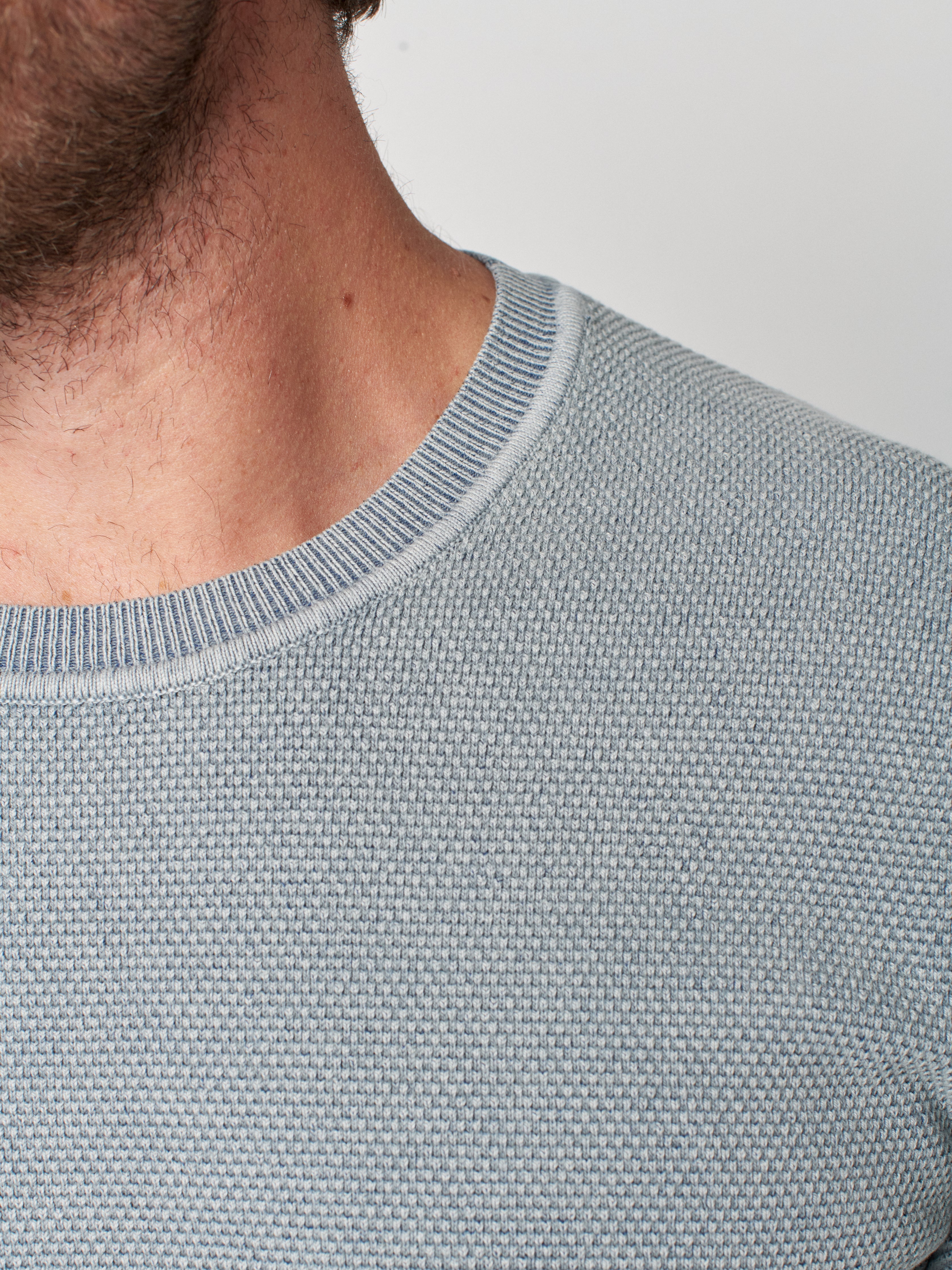 Montego Crewneck - Morning Fog