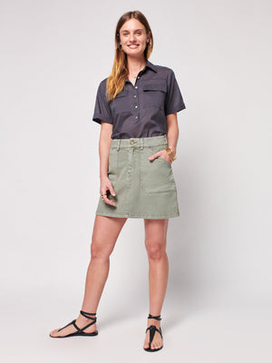 Utility Mini Skirt - Fatigue
