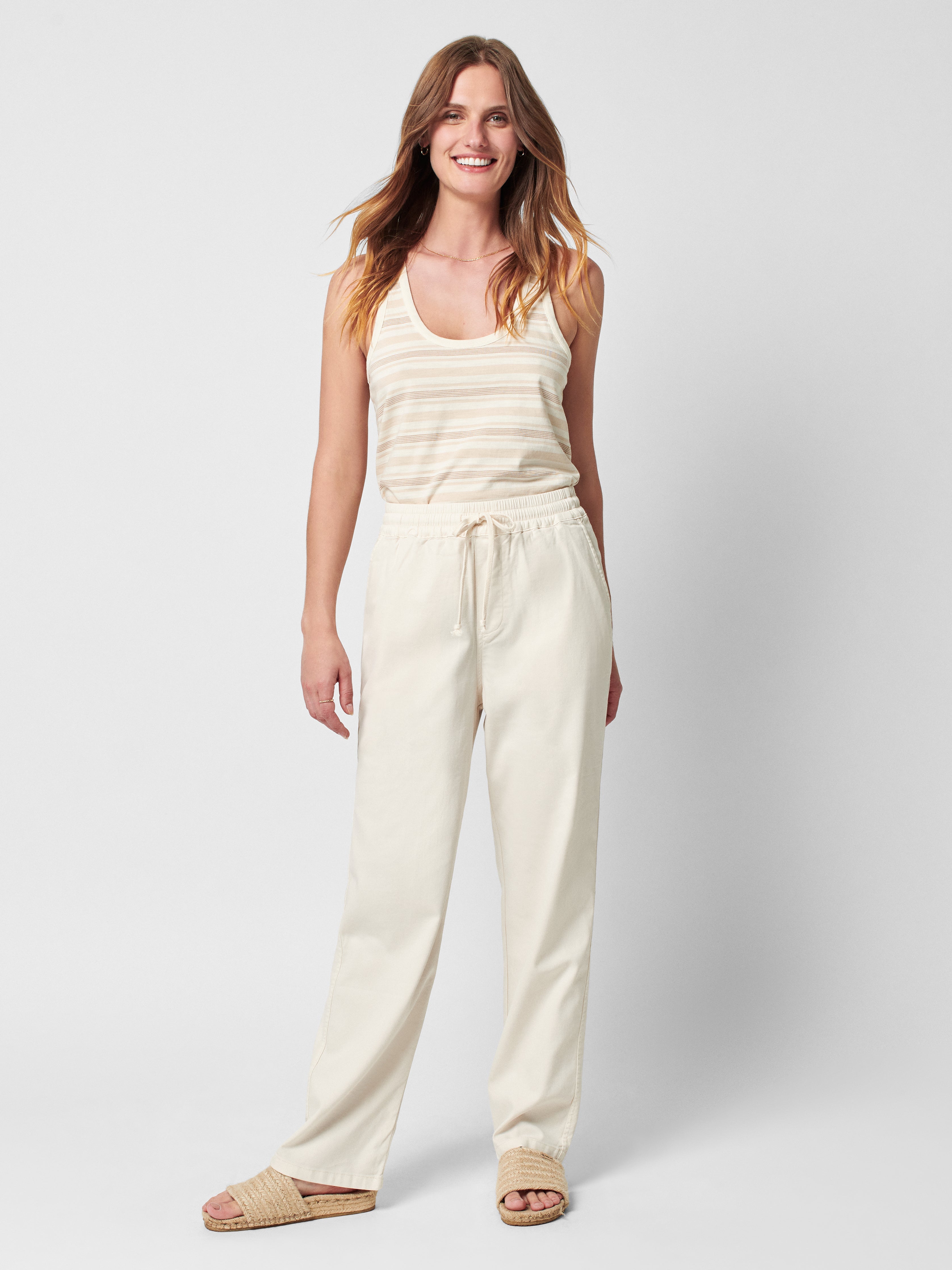 Essential Travel Pant - Whisper White