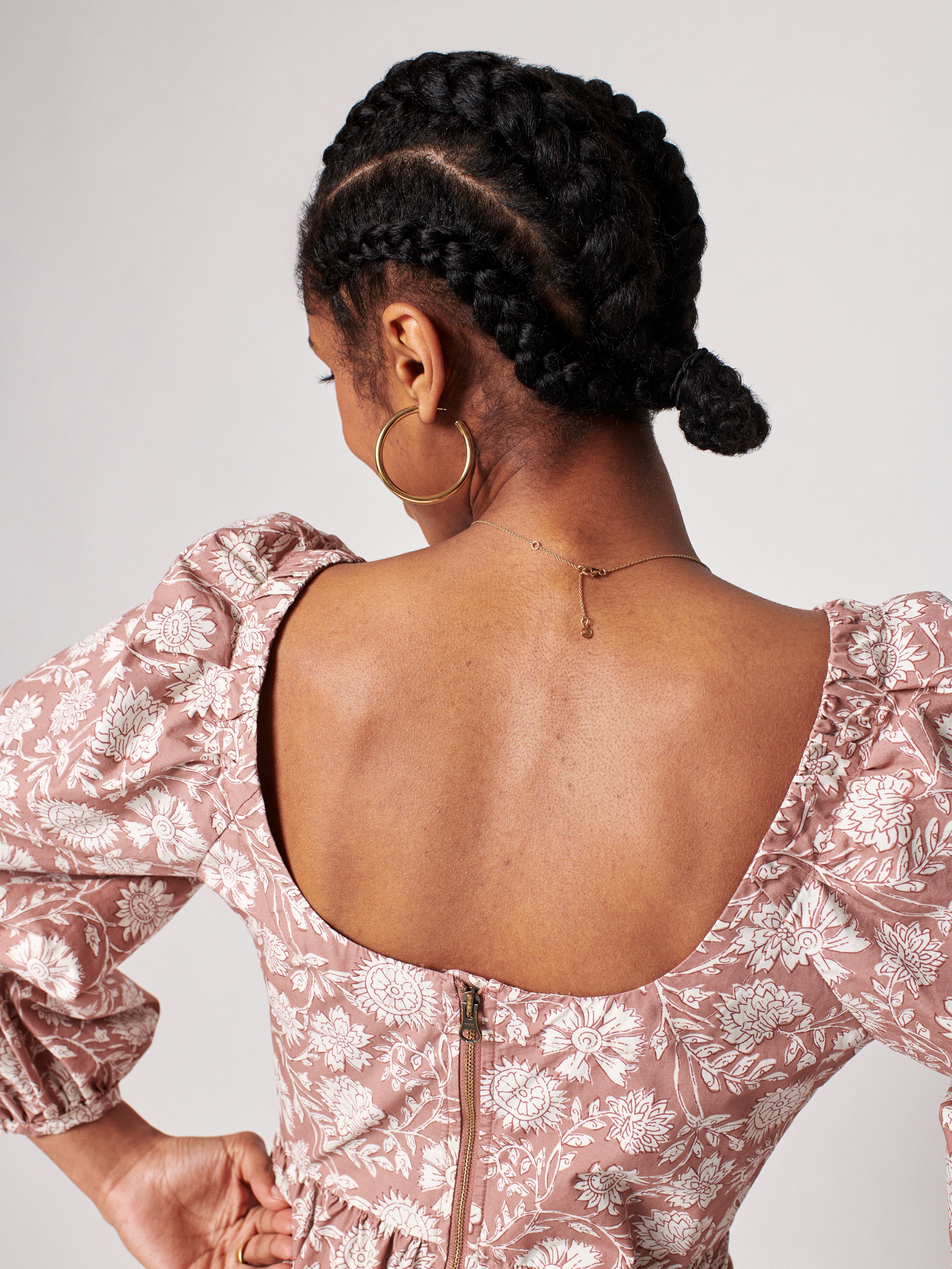 Freya Dress - Clay Jai Floral