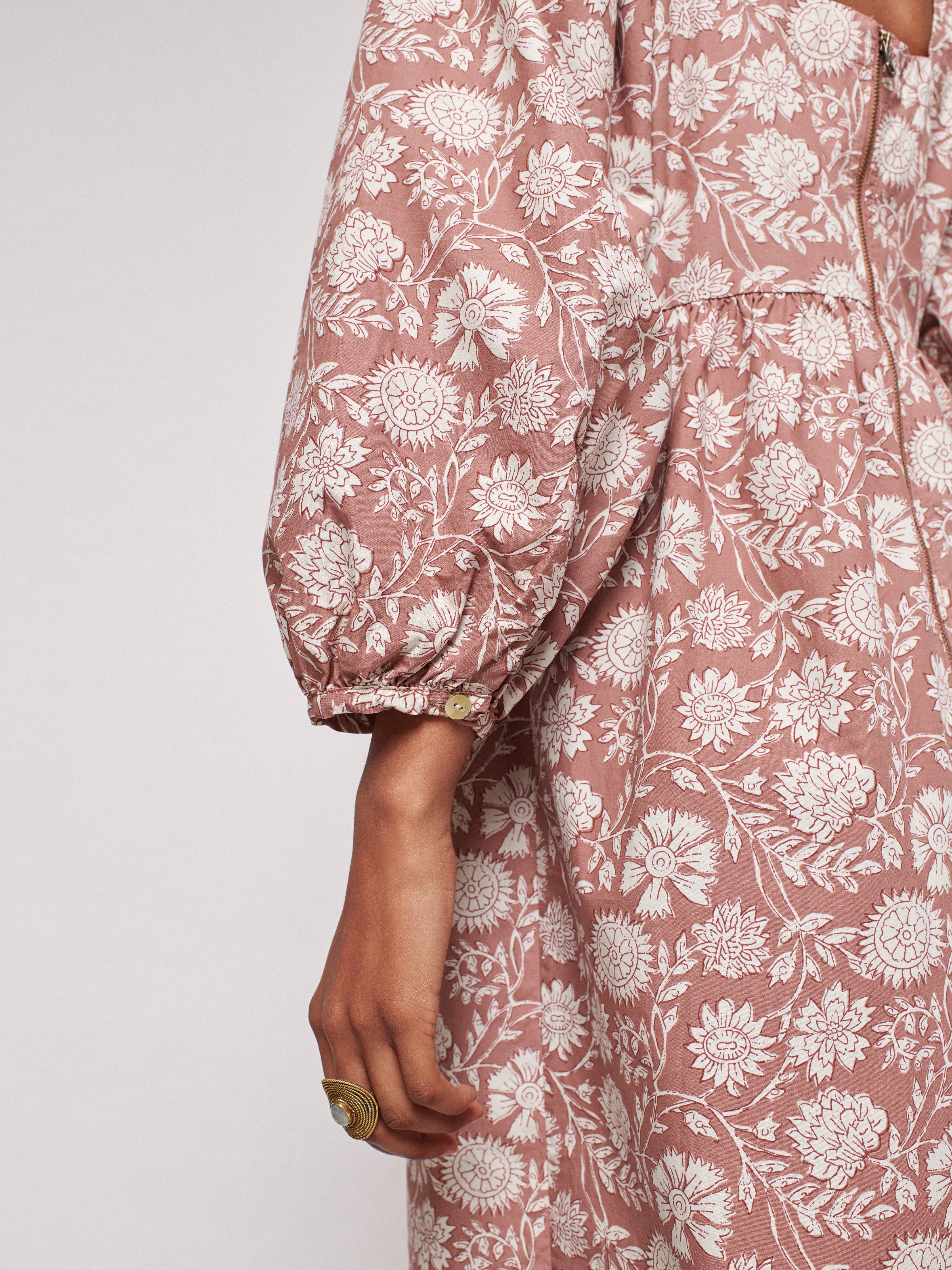 Freya Dress - Clay Jai Floral