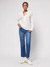 Dream Cotton Gauze Oasis Shirt - White