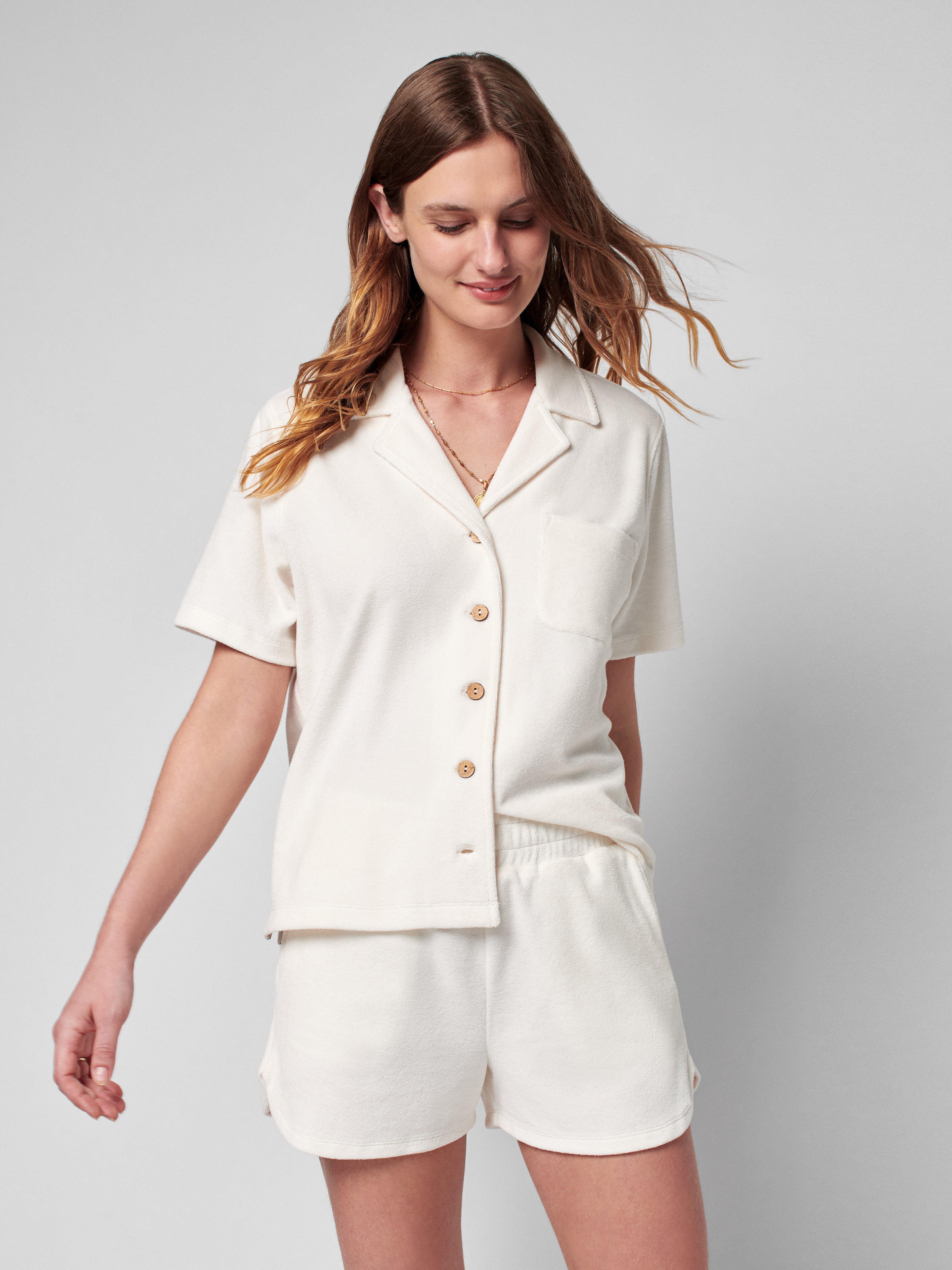 Cabana Towel Terry Short - Oyster