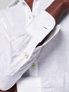 Summer Sands Linen Relaxed Shirt - White