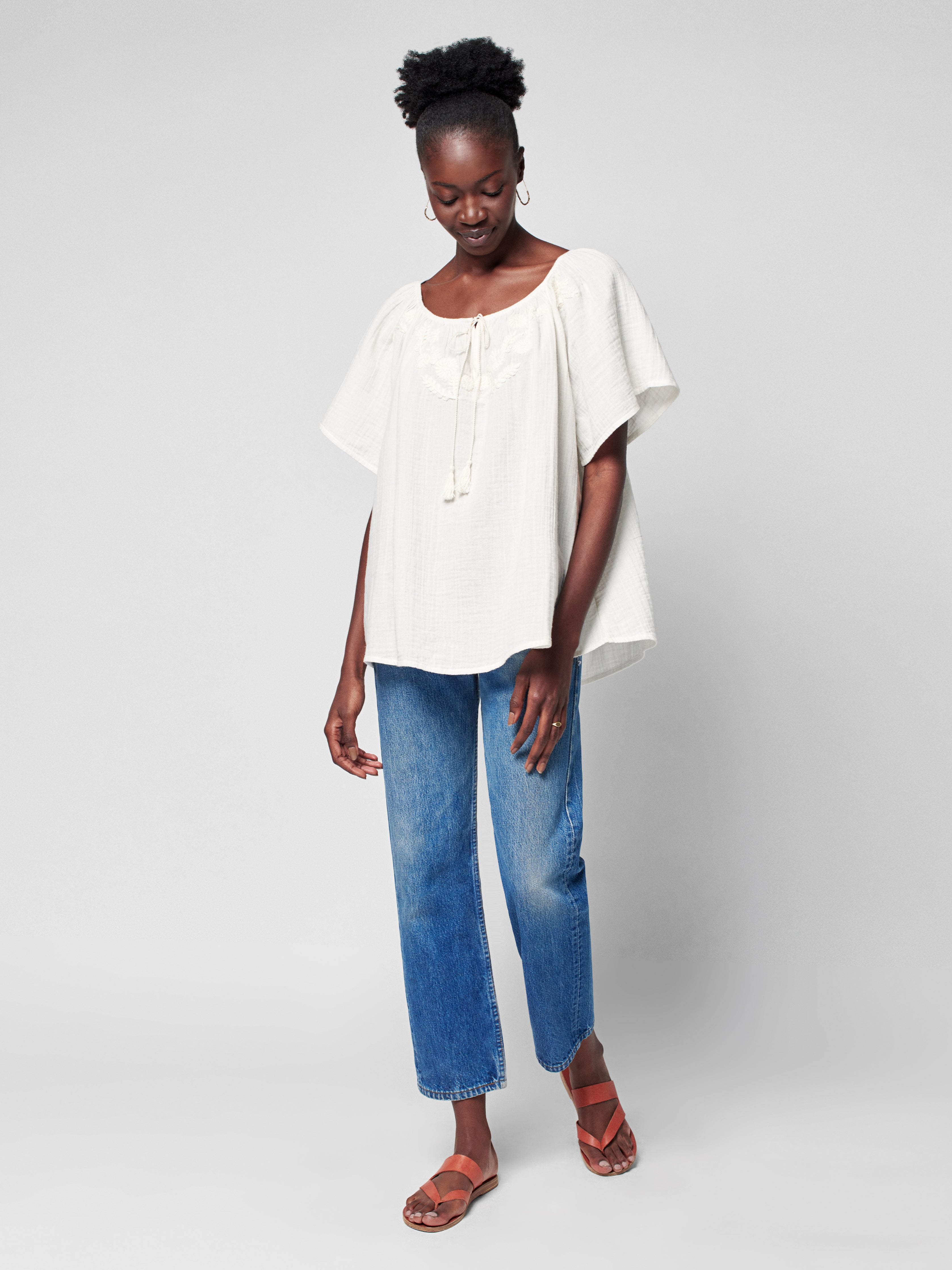 Florence Top - White