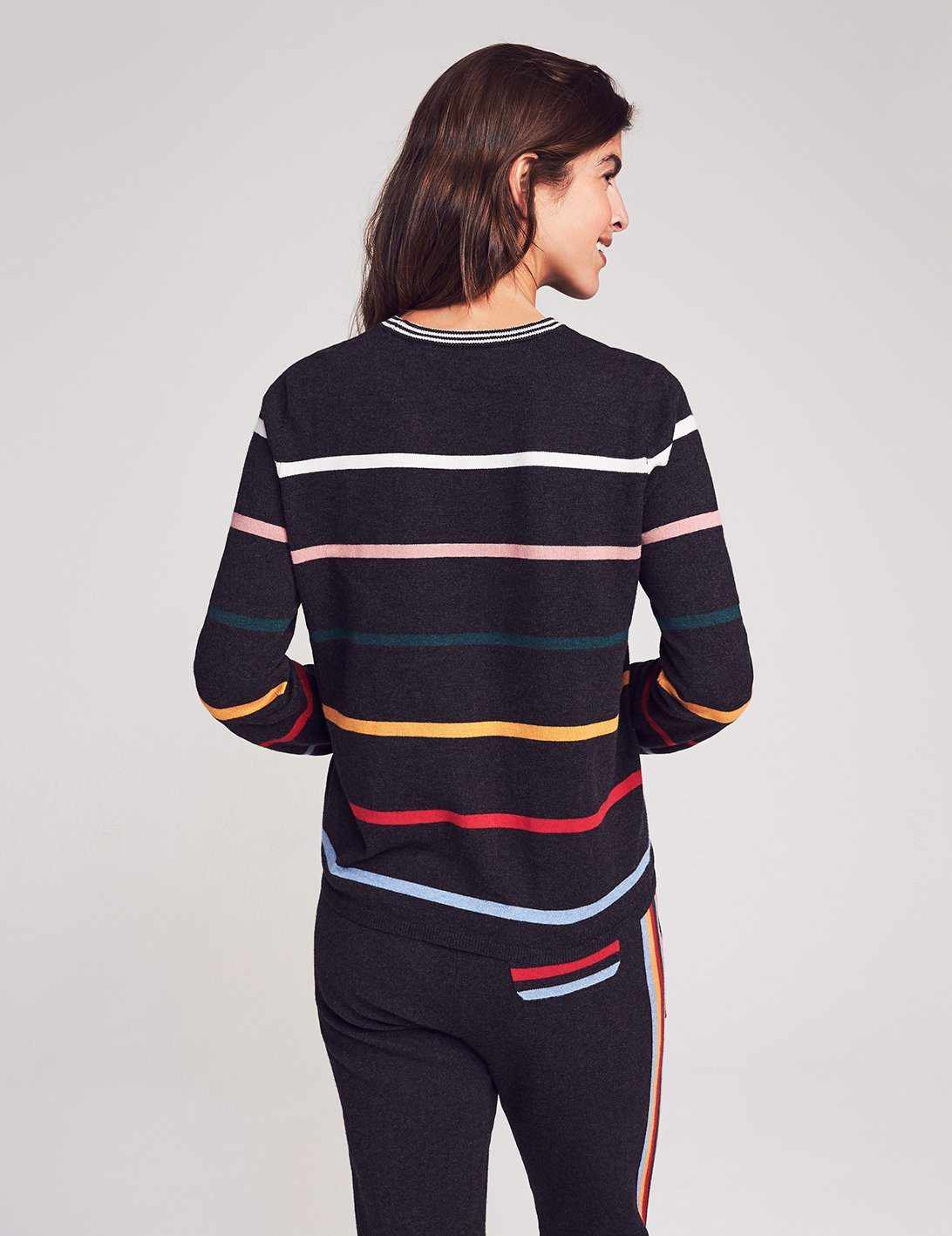 Surf Sweater - Multi Ski Stripe